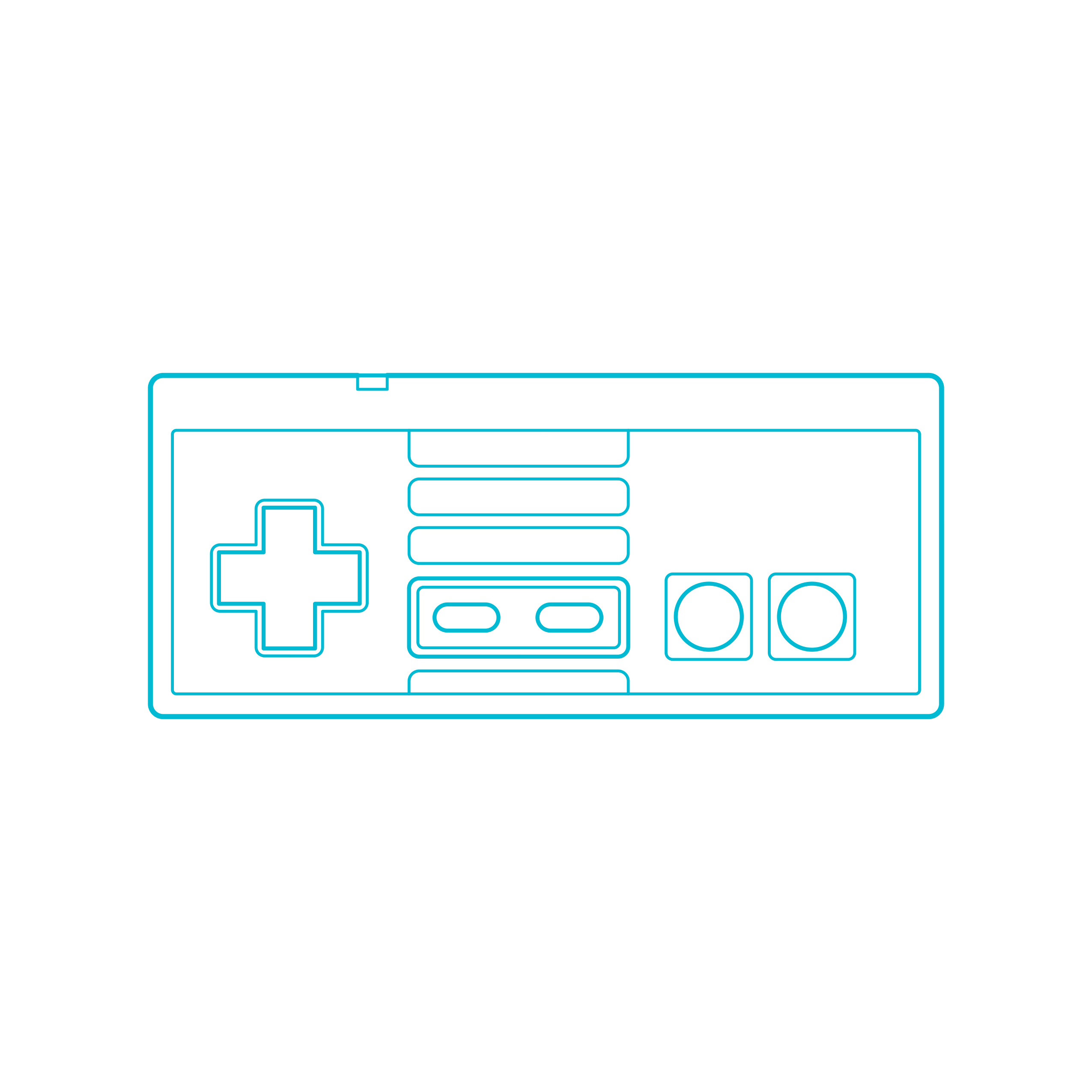 Digital Video Game Controllers Nes Controller Clean Blueprint Style Svg Vector Free Vectors
